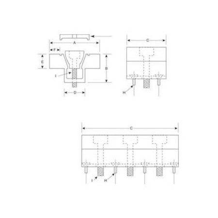 MITEE-BITE PRODUCTS LLC Mitee-Bite 60151 - Long Length Machinable Uniforce® Clamps - 1500 Channel - Made In USA 60151